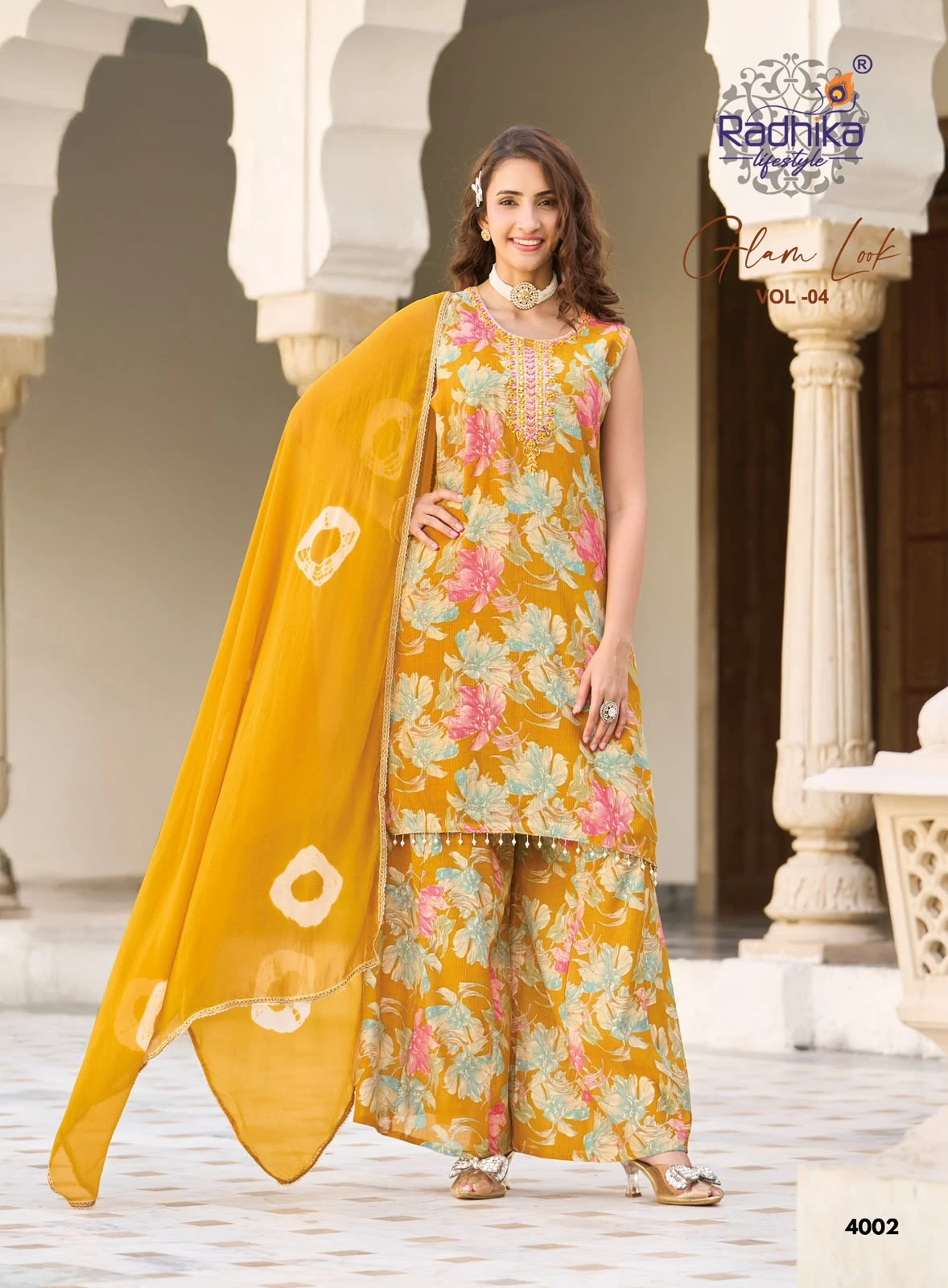 Radhika Life Style Glam Look Vol-4 Sleeveless Dress 5