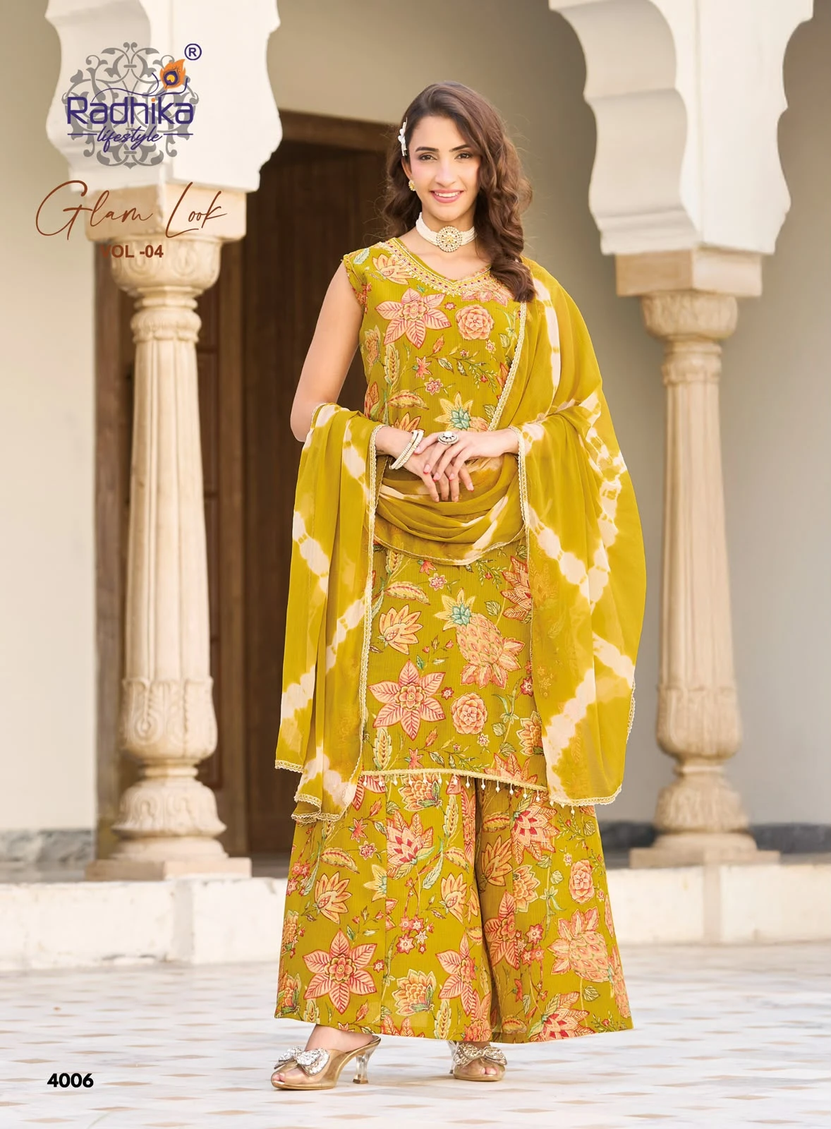 Radhika Life Style Glam Look Vol-4 Sleeveless Dress 6