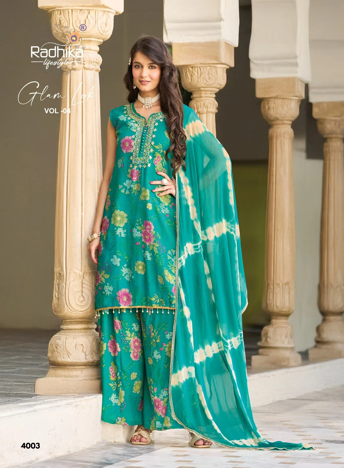 Radhika Life Style Glam Look Vol-4 Sleeveless Dress 8