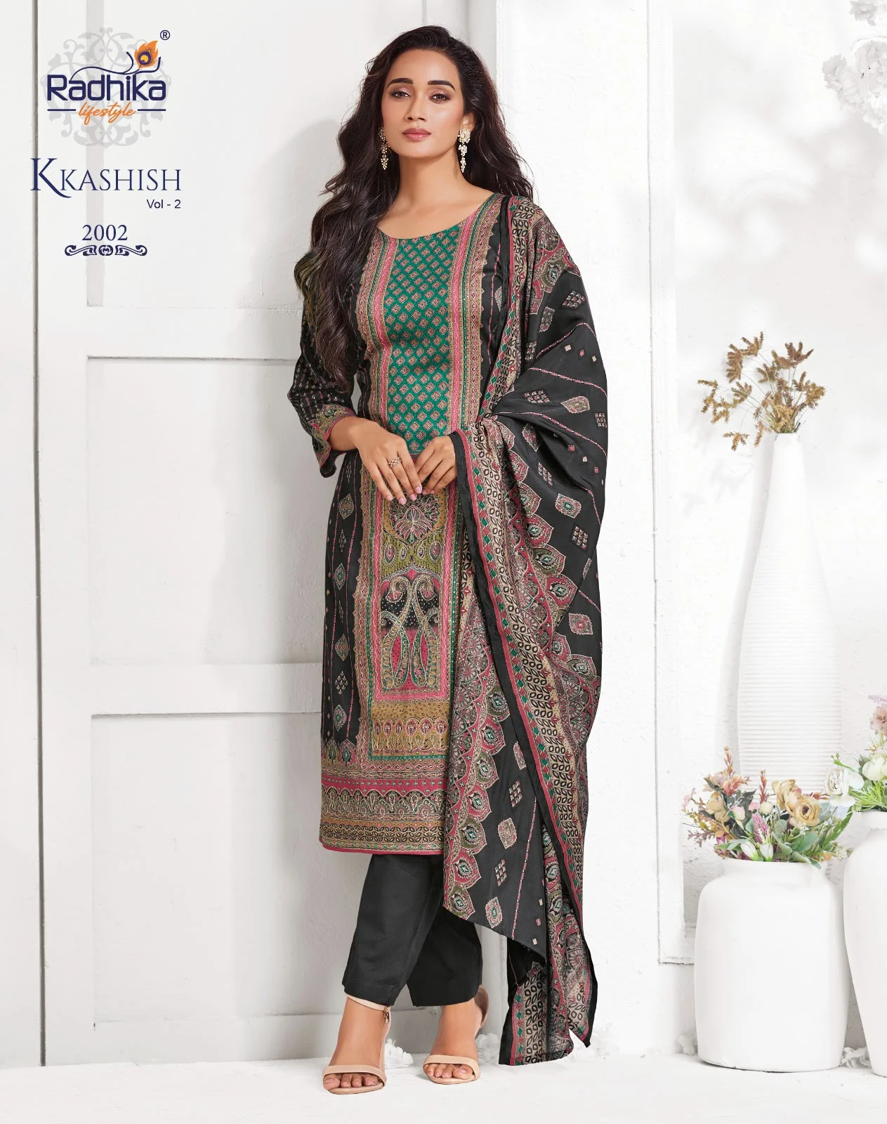 Radhika Life Style Kkashish Vol-2 Jam Foil Print Suit 3