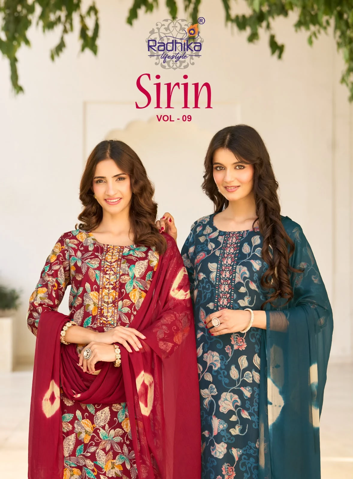 Radhika Lifestyle Sirin Vol 9 Foil Printed Suit 1