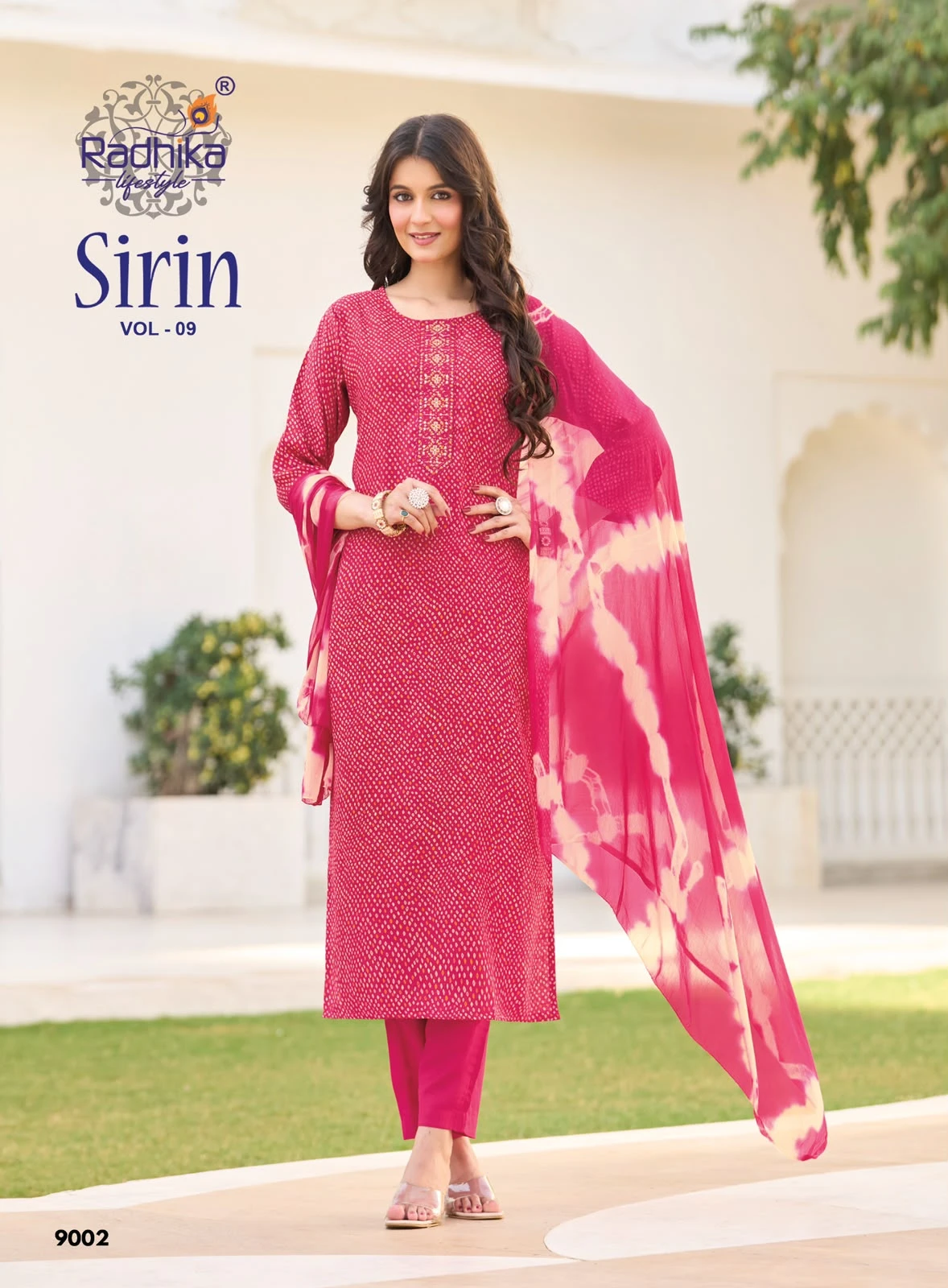 Radhika Lifestyle Sirin Vol 9 Foil Printed Suit 8