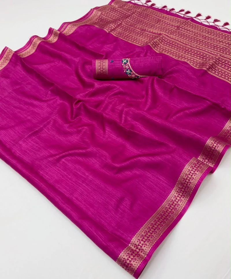 Rajtex Gurbani Tussar Silk Handloom Weaving Saree Collection 6