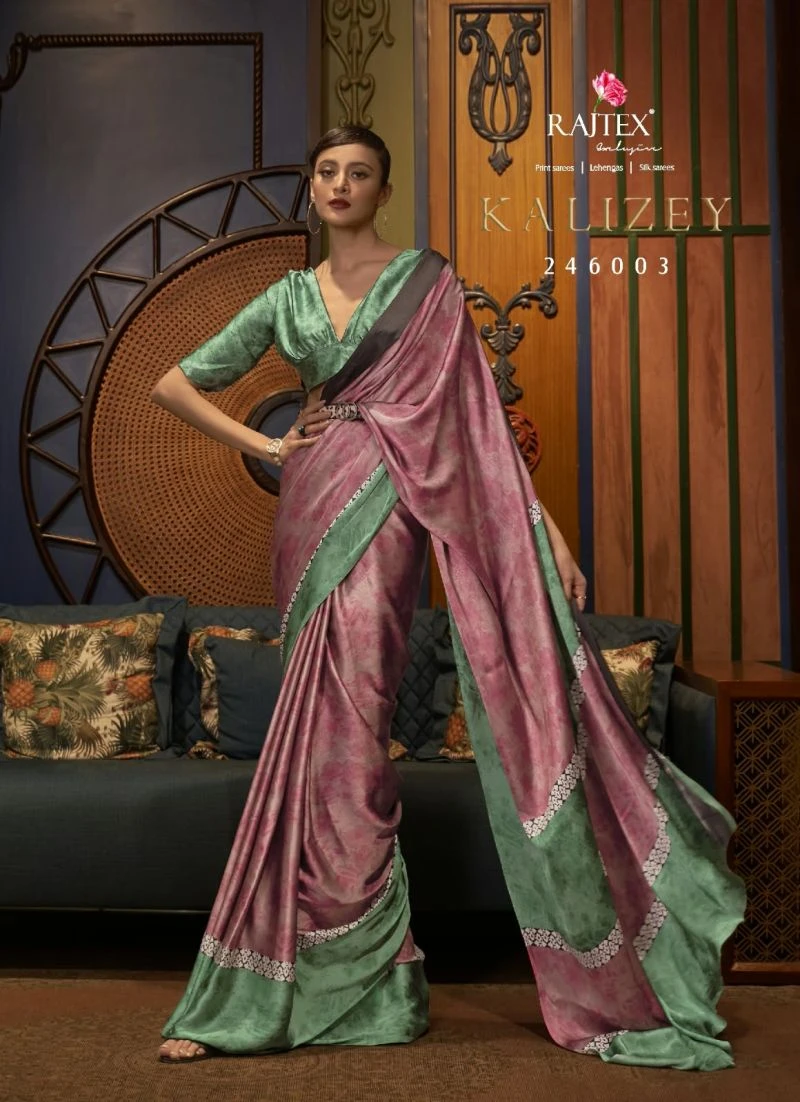 Rajtex Kalizey Nx Japan Crepe Printed Fancy Saree Collection 10