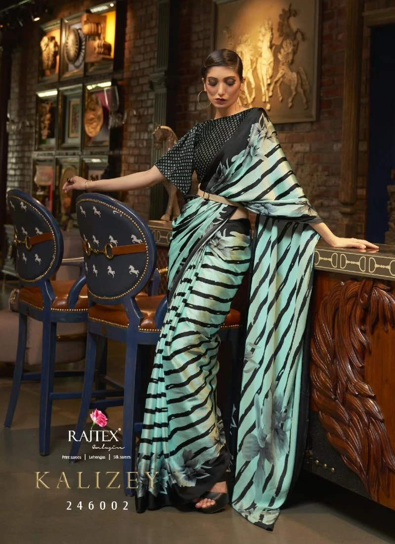 Rajtex Kalizey Nx Japan Crepe Printed Fancy Saree Collection 11