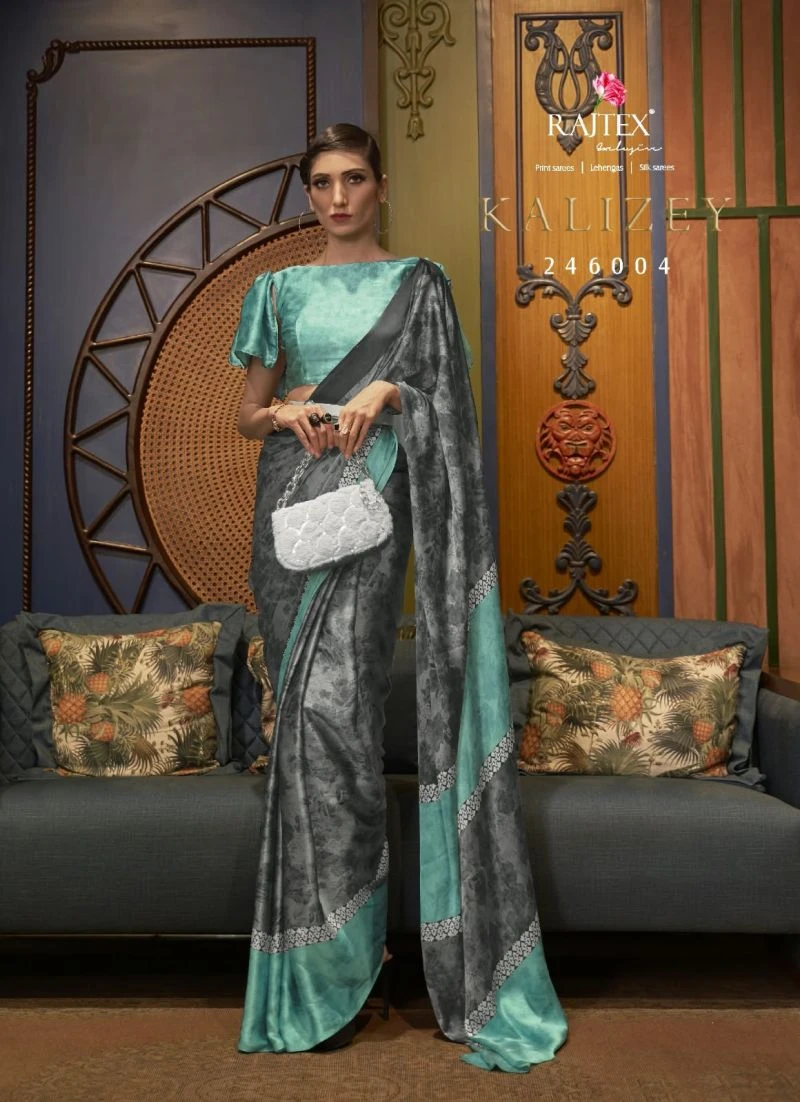 Rajtex Kalizey Nx Japan Crepe Printed Fancy Saree Collection 3