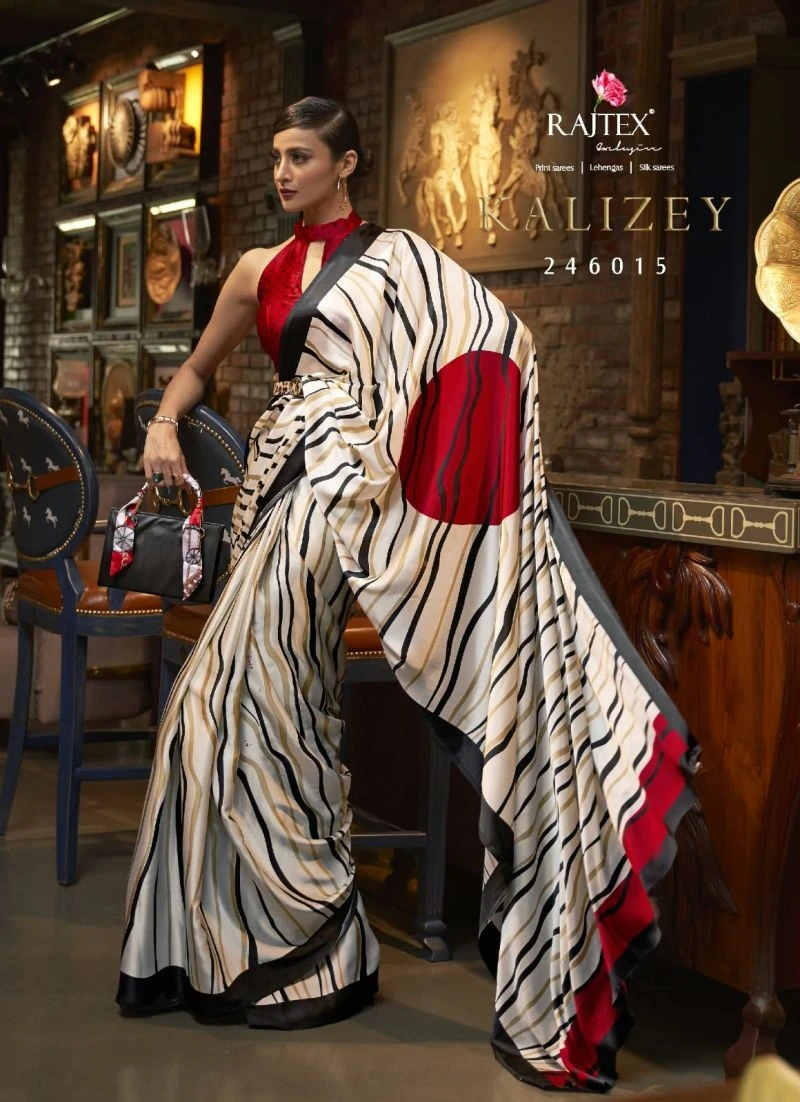 Rajtex Kalizey Nx Japan Crepe Printed Fancy Saree Collection 5