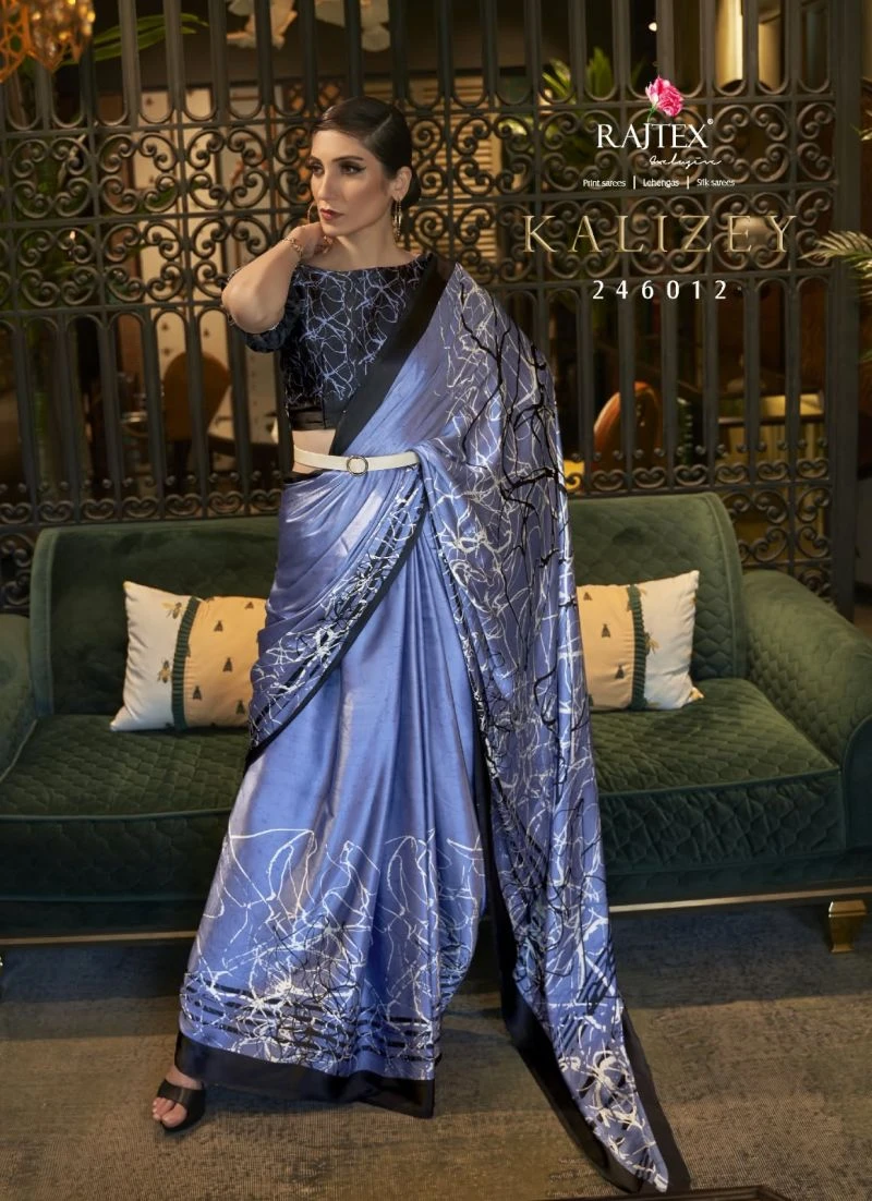 Rajtex Kalizey Nx Japan Crepe Printed Fancy Saree Collection 9