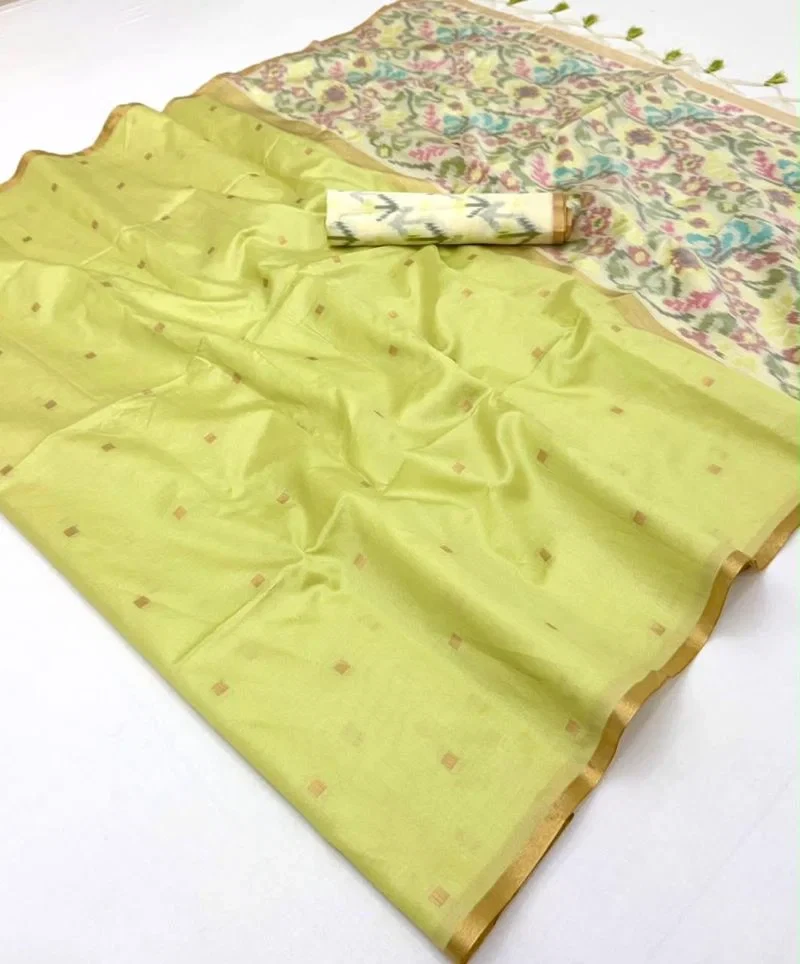 Rajtex Phulkari Handloom Weaving Silk Saree Collection 6