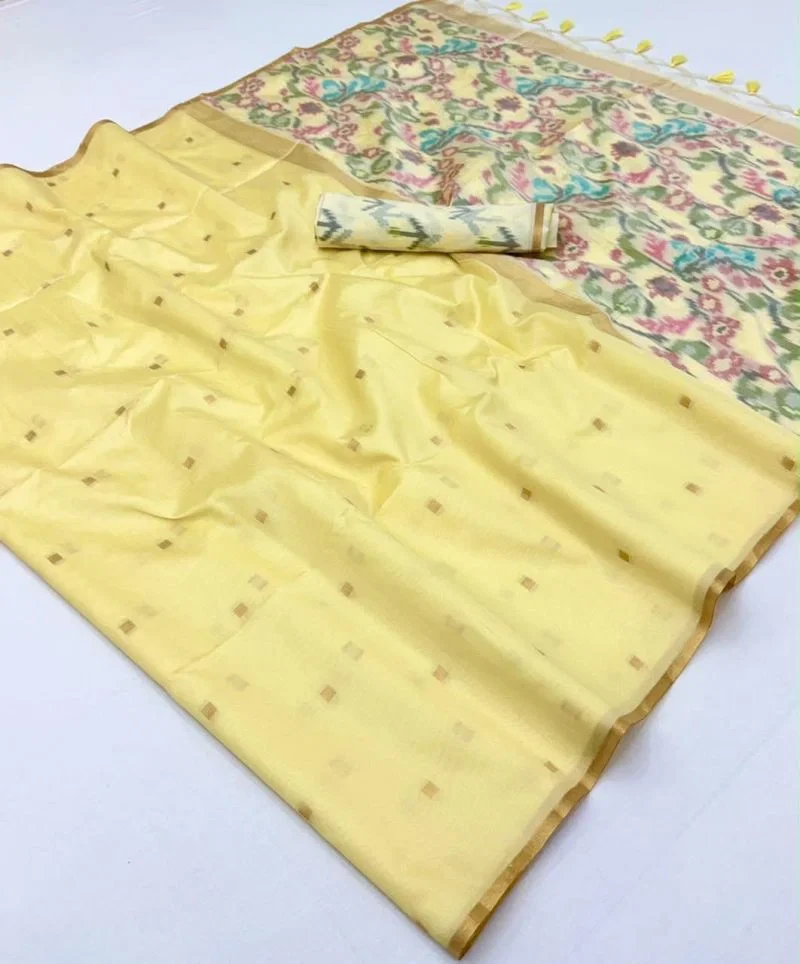 Rajtex Phulkari Handloom Weaving Silk Saree Collection 7