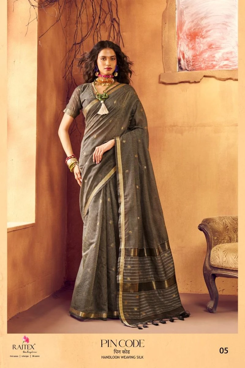 Rajtex Pincode Handloom Weaving Silk Saree Collection 11