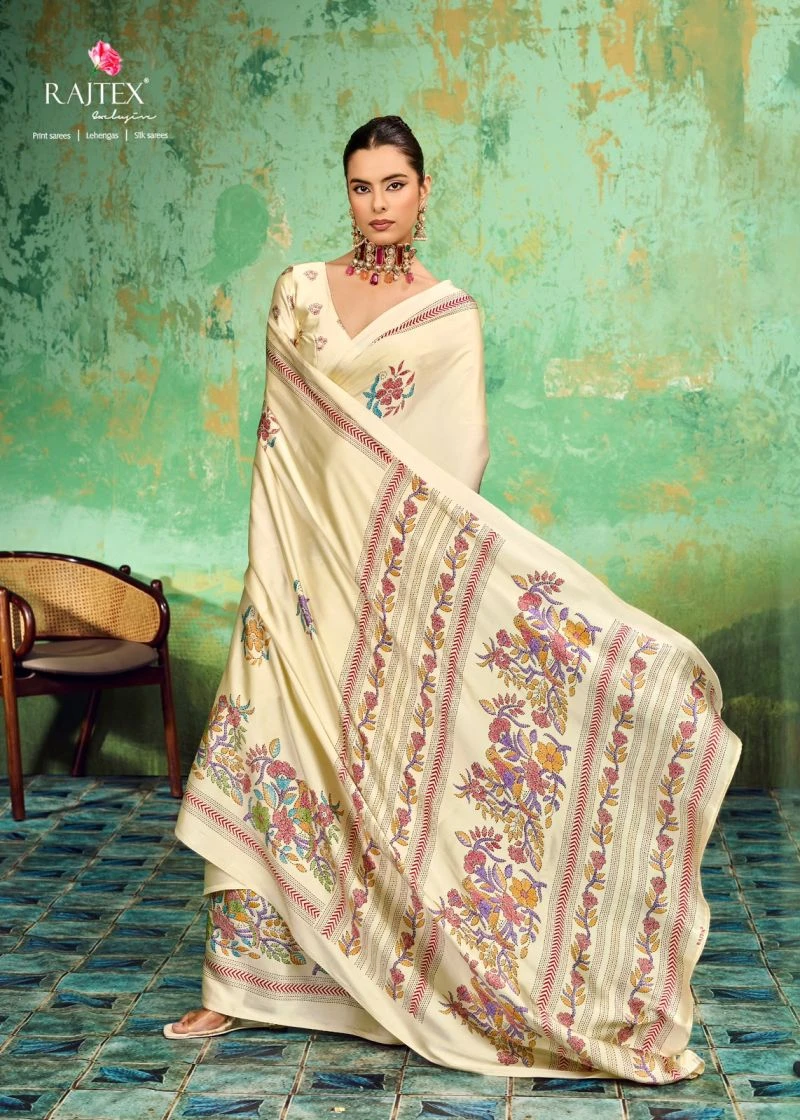 Rajtex Pure Ajrakh 036 Modal Satin Ajrakh Printed Saree Collection 10