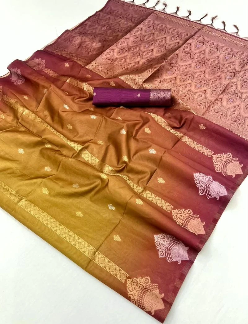 Rajtex Solaris Vol 1 Handloom Weaving Paper Silk Saree Collection 11