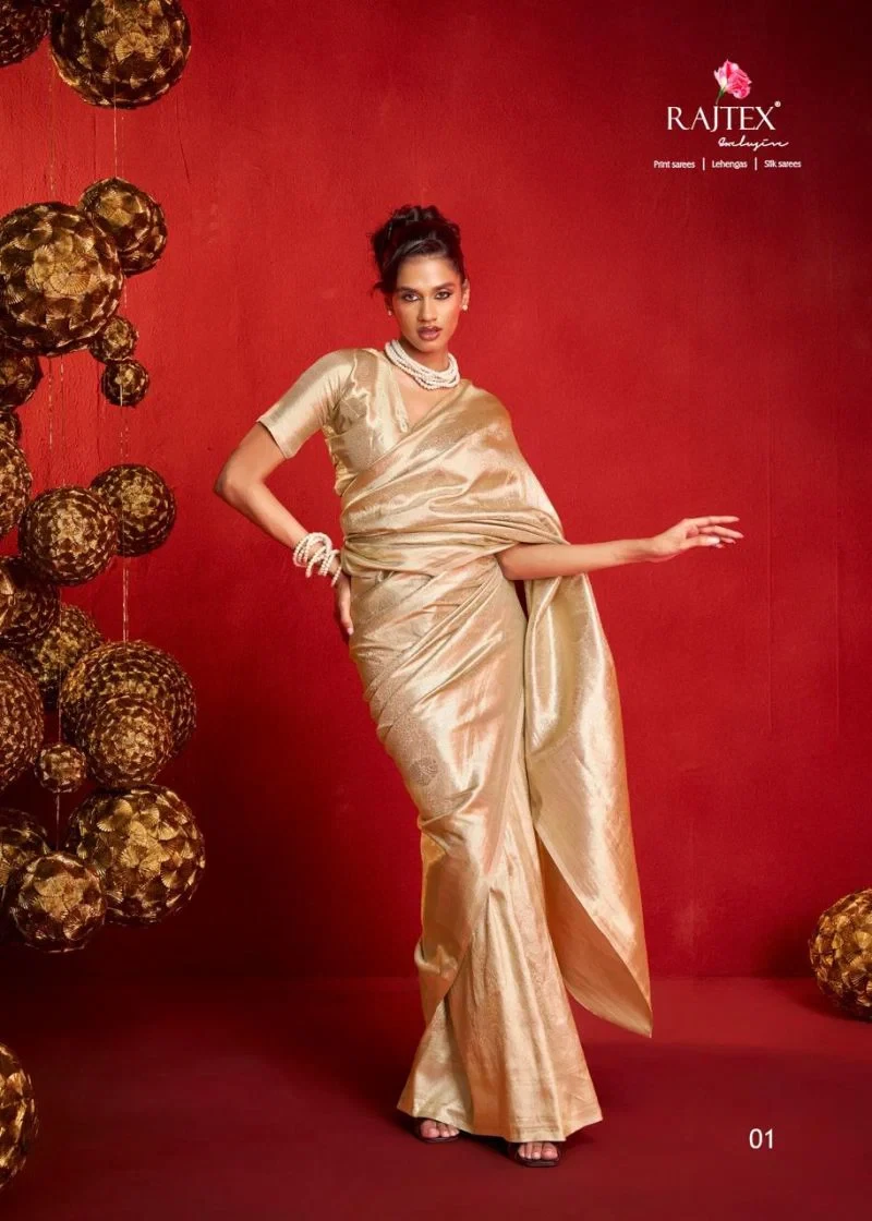 Rajtex Varakh Kanjivaram Tissue Weaving Silk Saree Collection 7