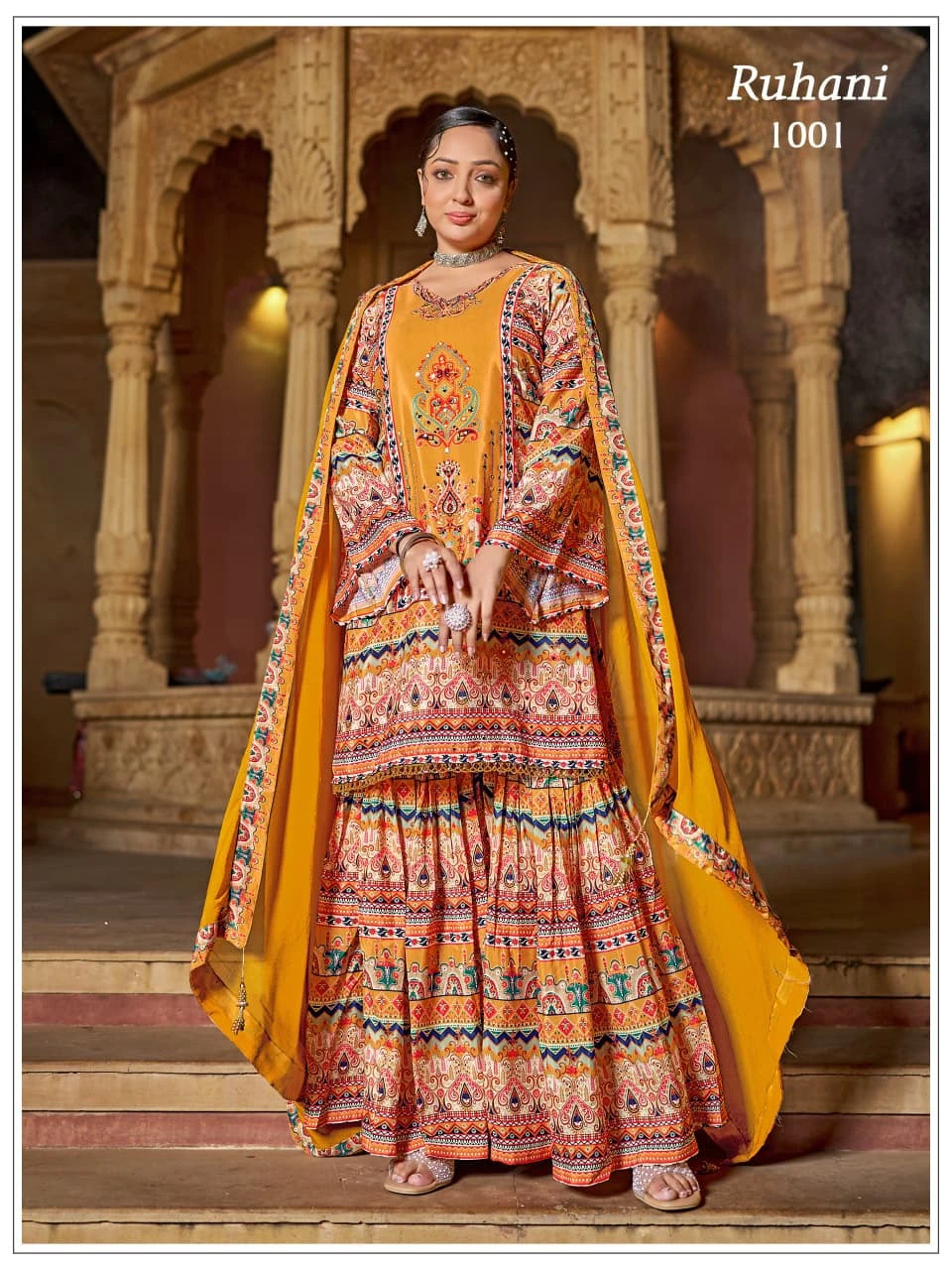 Ruhani Pure Crepe Pakistani Suits 13