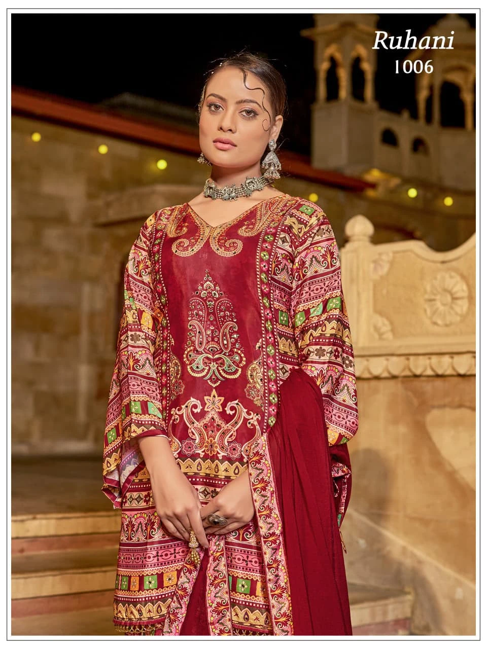 Ruhani Pure Crepe Pakistani Suits 3