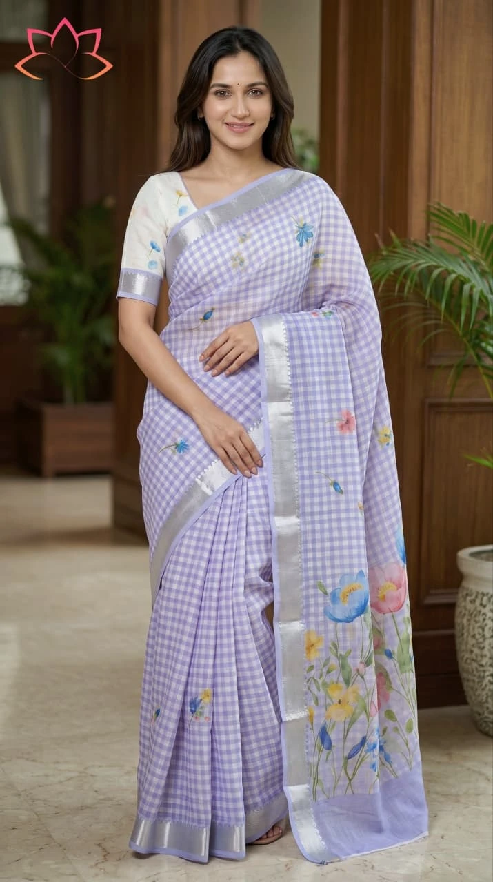 S Mahi Shree 6 Soft Linen Digital Printed Saree Collection 1