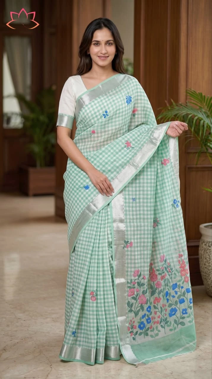 S Mahi Shree 6 Soft Linen Digital Printed Saree Collection 10