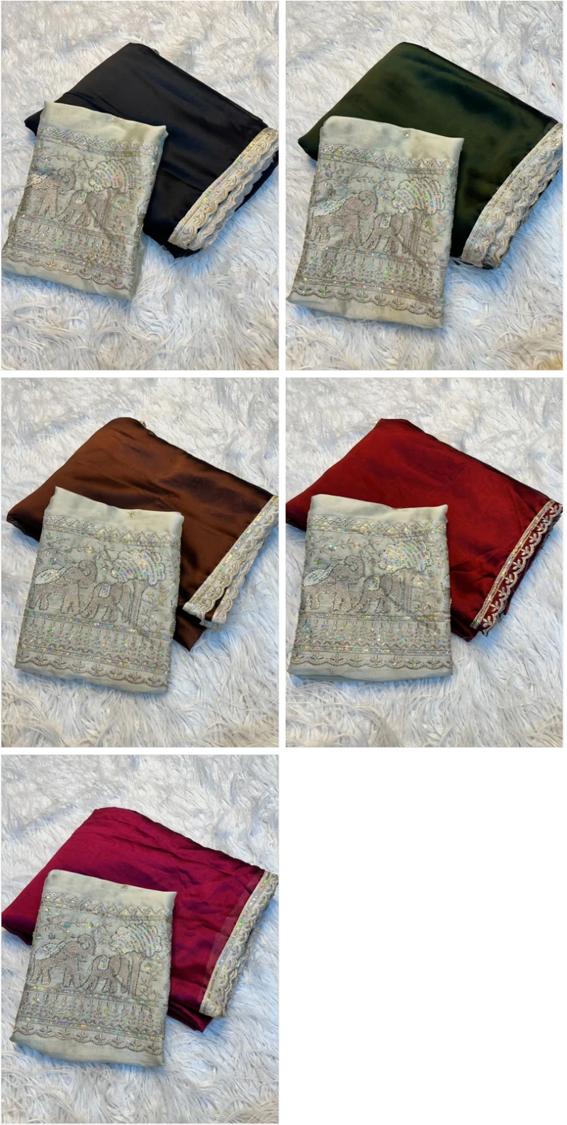 S Shree 137 Trendy Silk Embroidered Saree 7