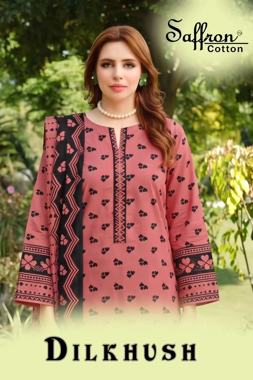 Saffron Cotton Dilkhush