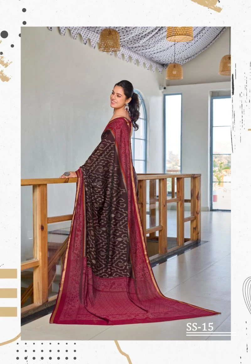 Salangai Silk 2 Mul Silk Printed Fancy Saree Collection 10