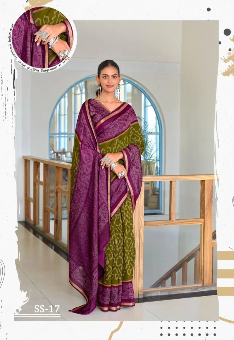 Salangai Silk 2 Mul Silk Printed Fancy Saree Collection 11