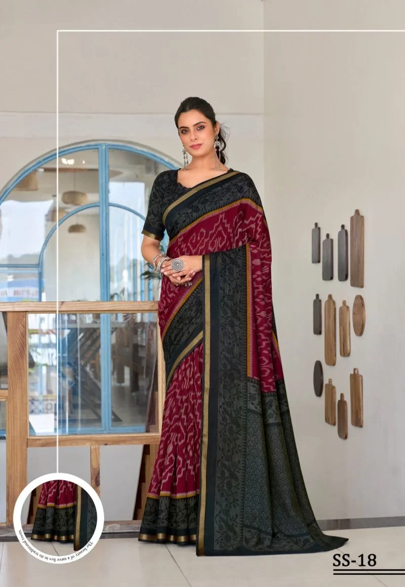 Salangai Silk 2 Mul Silk Printed Fancy Saree Collection 2