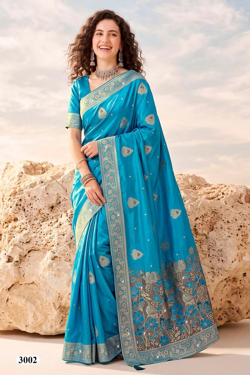 Saroj Advika Satin Saroski Vol 3 Satin Silk Saree Collection 2