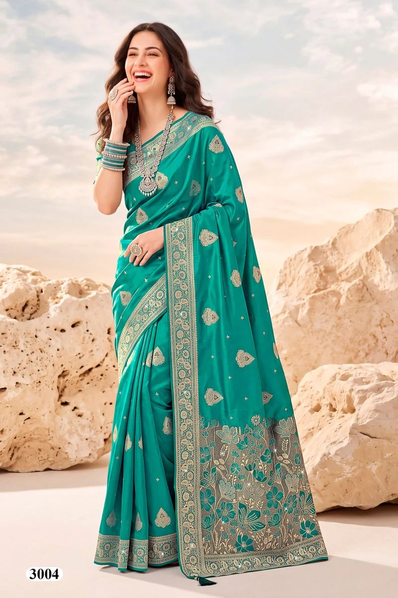 Saroj Advika Satin Saroski Vol 3 Satin Silk Saree Collection 3
