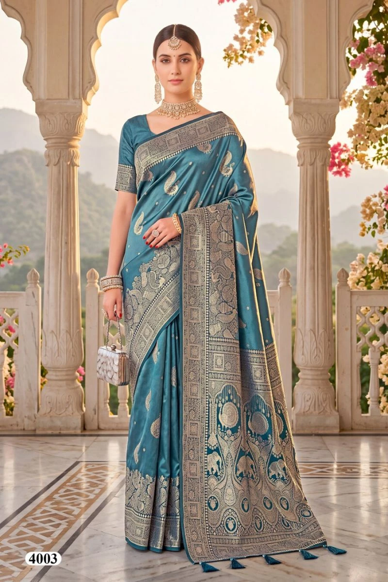 Saroj Coconut Silk Vol 4 Satin Silk Saree Collection 3