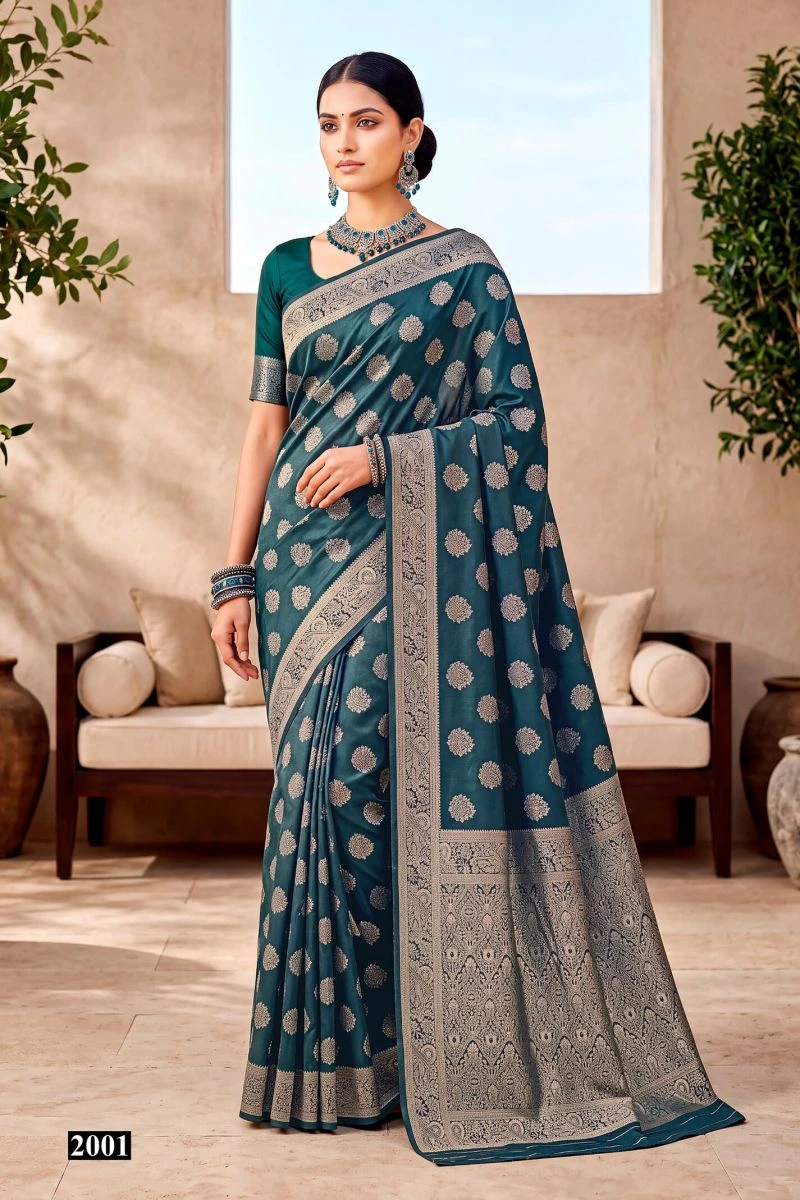 Saroj Destiny Simmer Satin Vol 2 Tissue Satin Silk 2