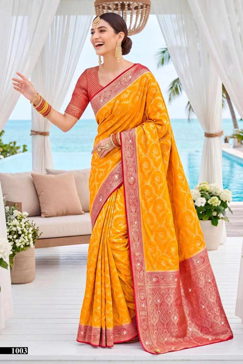 Saroj Kachi Kali Saroski Vol 1 Satin Silk Saree Collection 6
