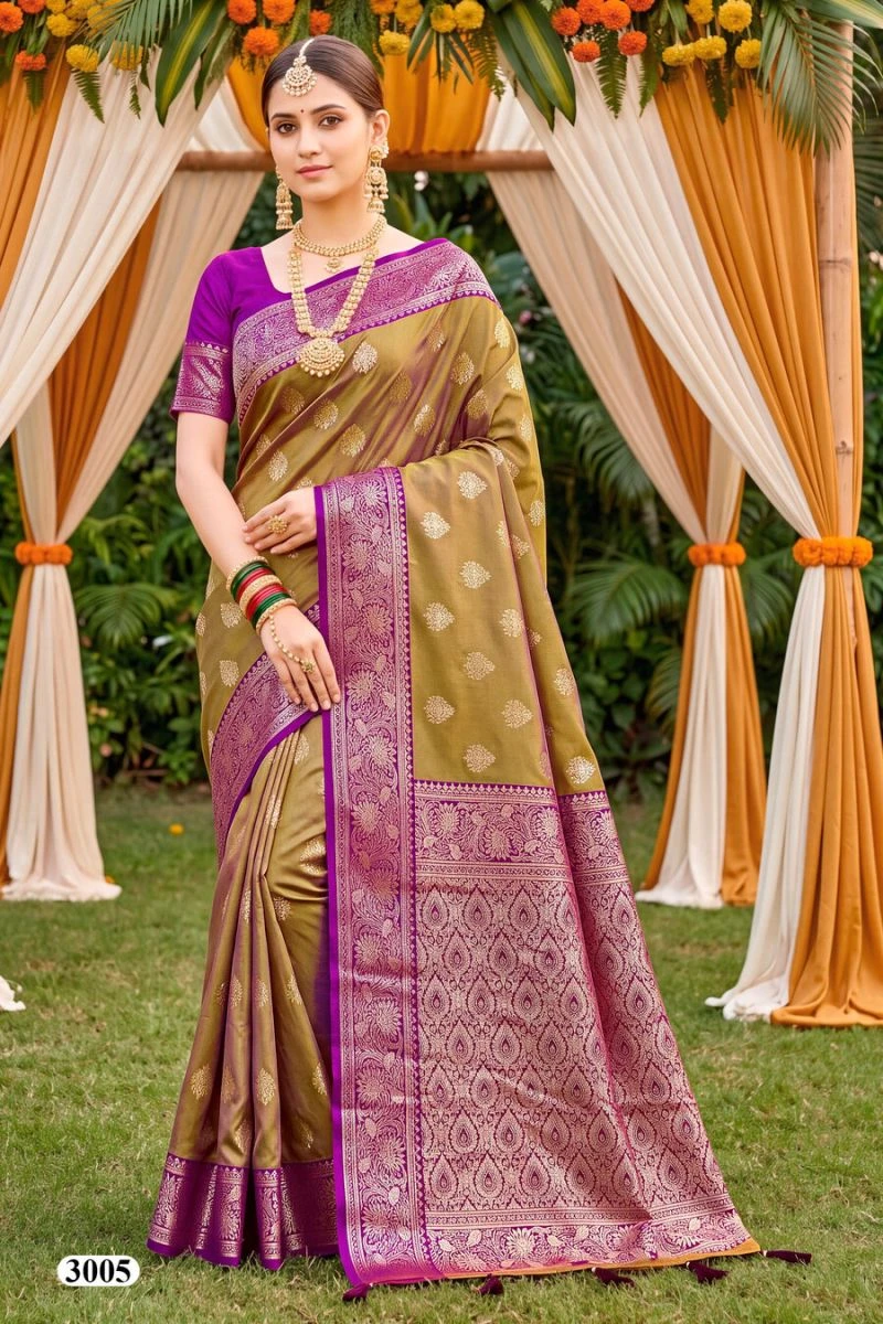 Saroj Kiyara Silk Vol 3 Soft Silk Zari Weaving Saree 2