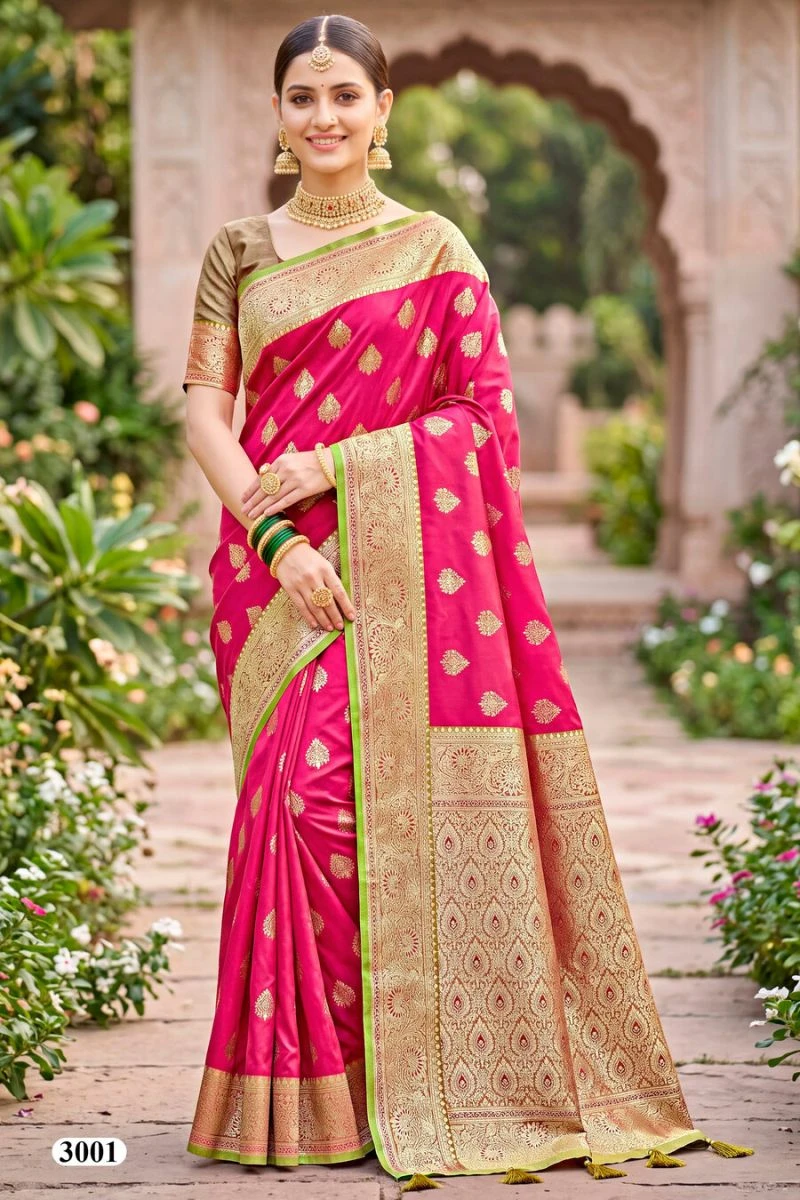 Saroj Kiyara Silk Vol 3 Soft Silk Zari Weaving Saree 3