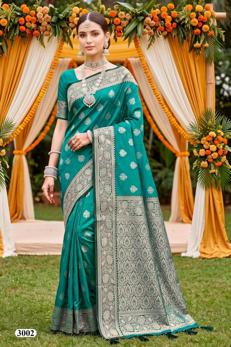 Saroj Kiyara Silk Vol 3 Soft Silk Zari Weaving Saree 4