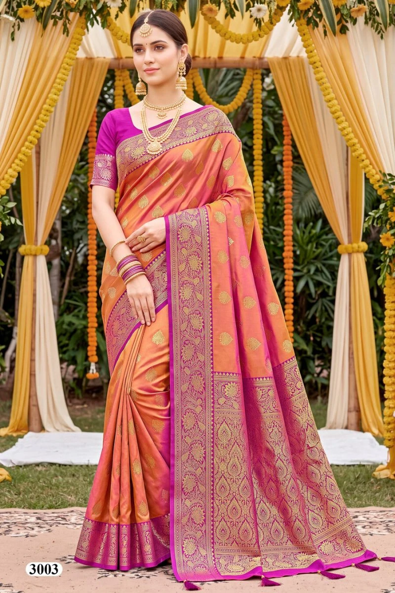 Saroj Kiyara Silk Vol 3 Soft Silk Zari Weaving Saree 5