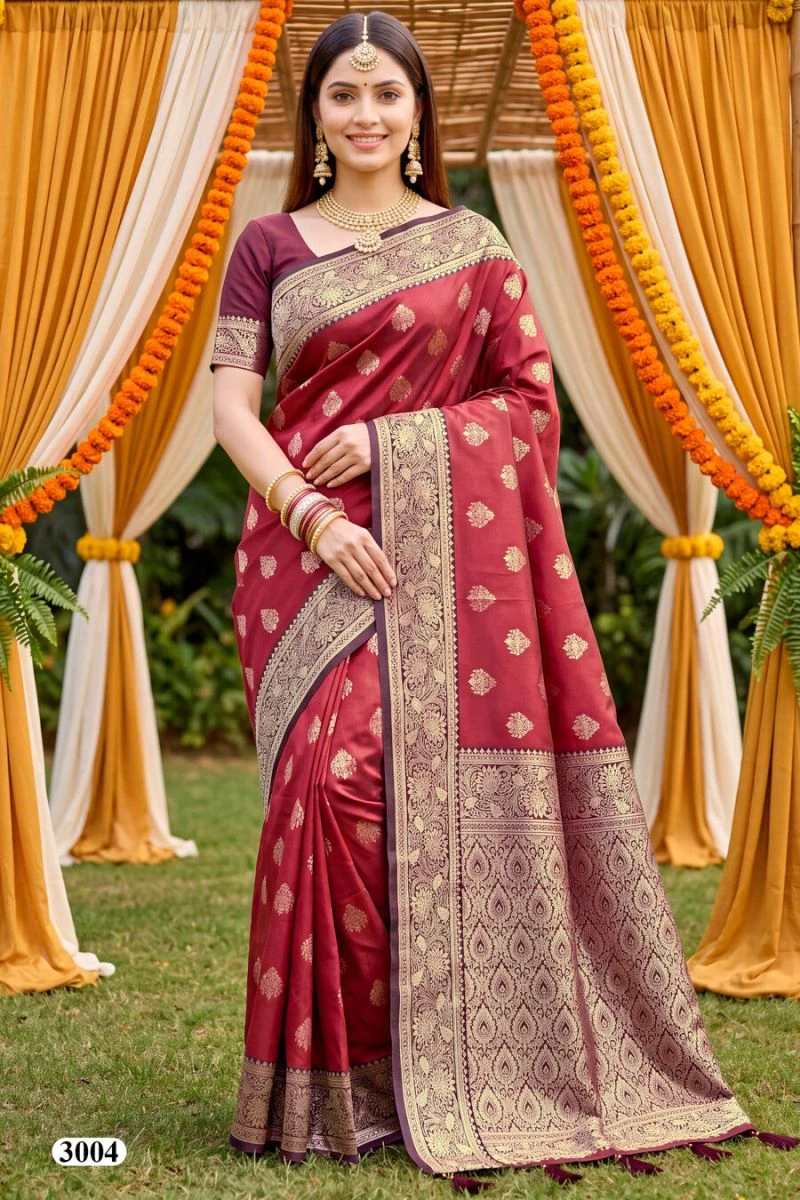 Saroj Kiyara Silk Vol 3 Soft Silk Zari Weaving Saree 7