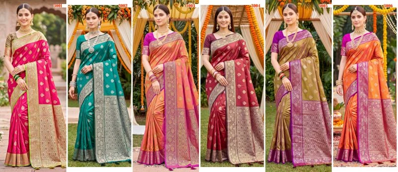 Saroj Kiyara Silk Vol 3 Soft Silk Zari Weaving Saree 8