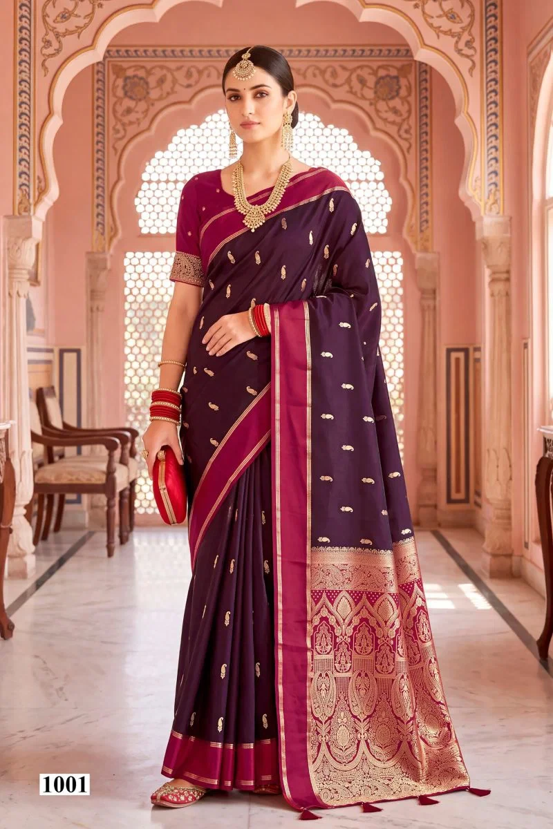 Saroj Narayani Gajji Silk Vol 1 Satin Silk Saree 2