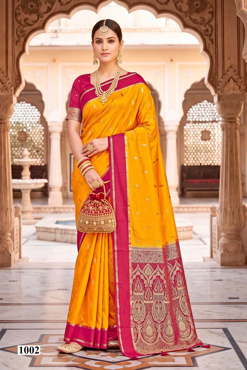 Saroj Narayani Gajji Silk Vol 1 Satin Silk Saree 3