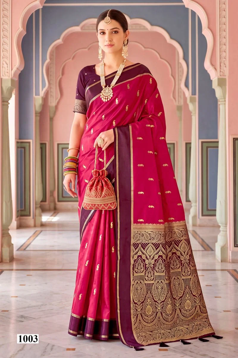 Saroj Narayani Gajji Silk Vol 1 Satin Silk Saree 4