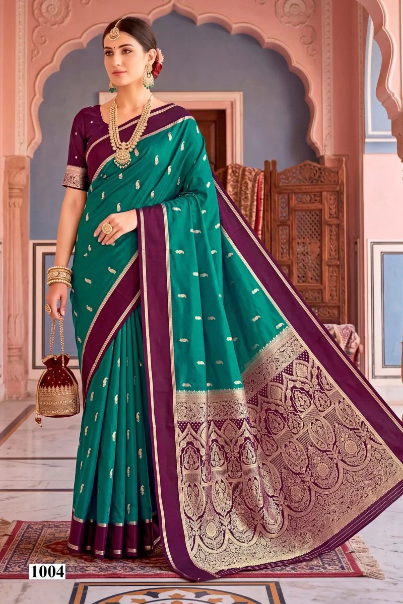 Saroj Narayani Gajji Silk Vol 1 Satin Silk Saree 5