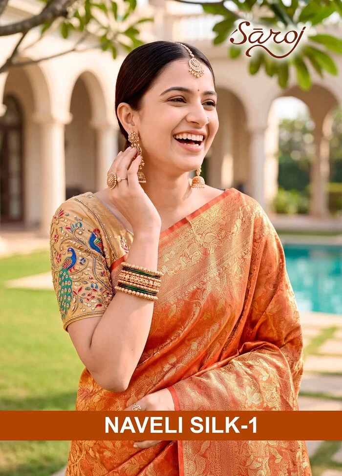 Saroj Naveli Silk Vol 1 Tissue Kanjivaram Silk Saree