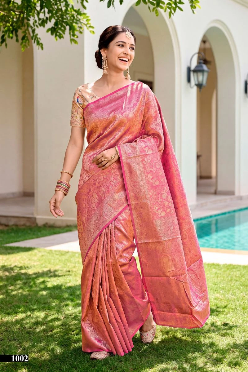 Saroj Naveli Silk Vol 1 Tissue Kanjivaram Silk Saree 4