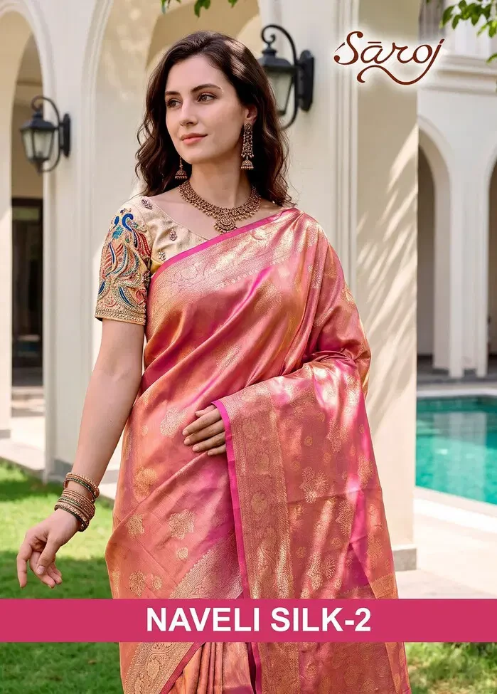 Saroj Naveli Silk Vol 2 Tissue Kanjivaram Silk Saree 1