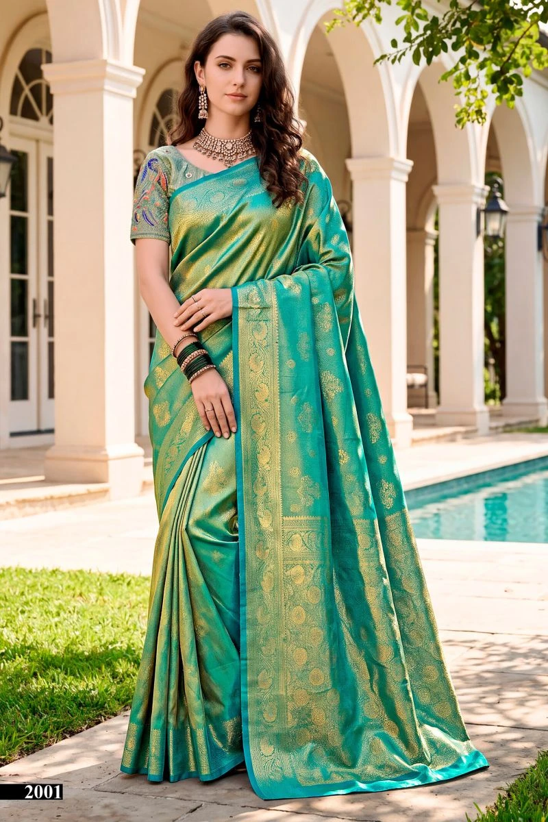Saroj Naveli Silk Vol 2 Tissue Kanjivaram Silk Saree 3