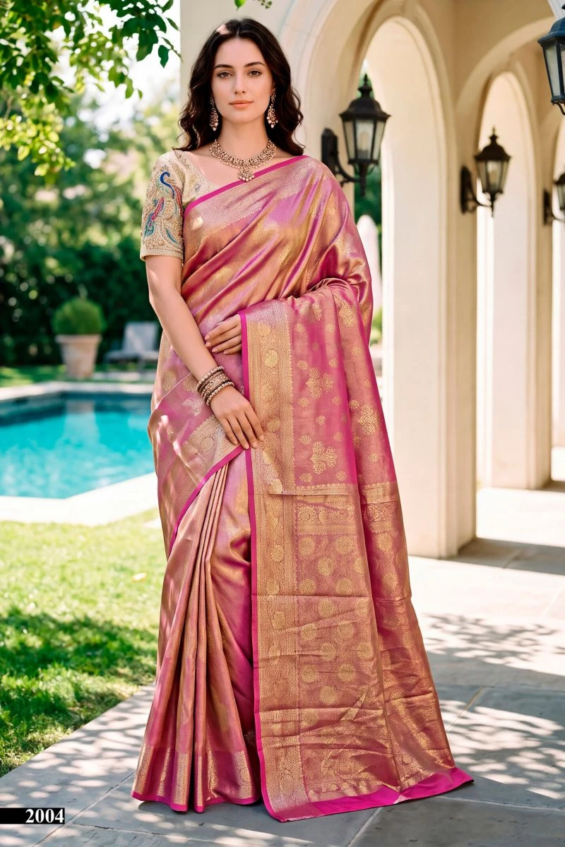 Saroj Naveli Silk Vol 2 Tissue Kanjivaram Silk Saree 4