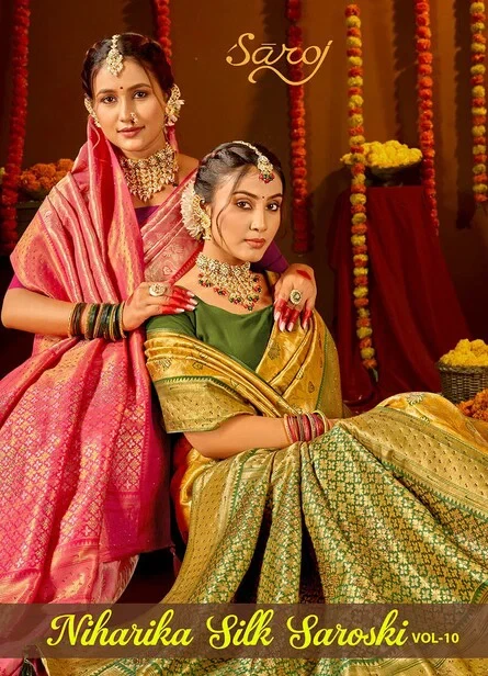 Saroj Niharika Silk Saroski Vol 10 Kanjivaram Silk Saree