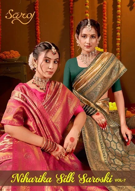Saroj Niharika Silk Saroski Vol 7 Kanjivaram Silk Saree 1