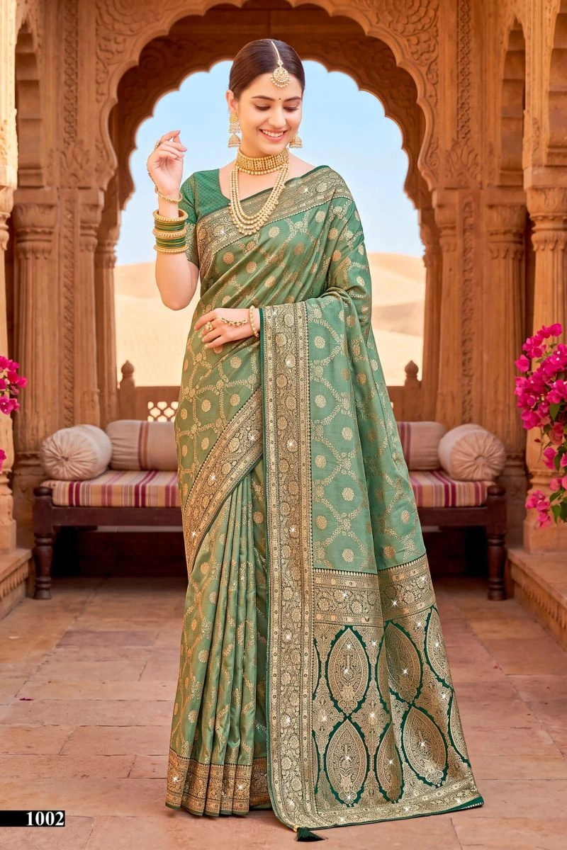 Saroj Nivedita Tissue Saroski Vol 1 Tissue Silk Saree 2